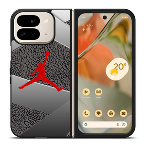 AIR JORDAN LOGO 3 Google Pixel 9 Pro Fold Case AIR JORDAN LOGO 3 Google Pixel 9 Pro Fold Case