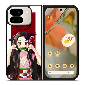 ANIME DEMON SLAYER KIMETSU NO YAIBA CUTE NEZUKO Google Pixel 9 Pro Fold Case ANIME DEMON SLAYER KIMETSU NO YAIBA CUTE NEZUKO Google Pixel 9 Pro Fold Case