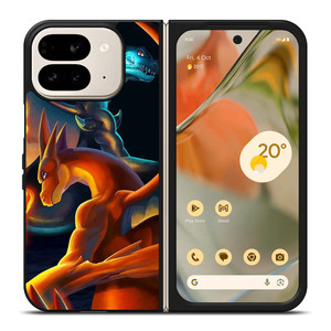 ANIME POKEMON CHARIZARD MEGA EVOLUTION Google Pixel 9 Pro Fold Case