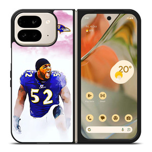 BALTIMORE RAVENS RAY LEWIS 52 Google Pixel 9 Pro Fold Case