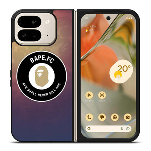 BAPE FC LOGO BADGE Google Pixel 9 Pro Fold Case BAPE FC LOGO BADGE Google Pixel 9 Pro Fold Case