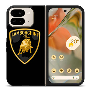 BLACK LAMBORGHINI Google Pixel 9 Pro Fold Case BLACK LAMBORGHINI Google Pixel 9 Pro Fold Case