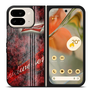 BUDWEISER BEER LOGO GRUNGE Google Pixel 9 Pro Fold Case