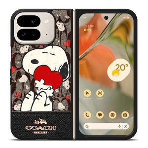 COACH NEW YORK SNOOPY Google Pixel 9 Pro Fold Case