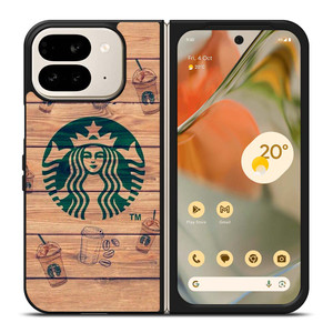 COFFEESHOP STARBUCK WOODEN LOGO Google Pixel 9 Pro Fold Case COFFEESHOP STARBUCK WOODEN LOGO Google Pixel 9 Pro Fold Case