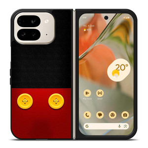 DISNEY MICKEY MOUSE BUTTON Google Pixel 9 Pro Fold Case DISNEY MICKEY MOUSE BUTTON Google Pixel 9 Pro Fold Case
