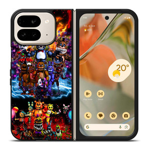 FIVE NIGHTS AT FREDDY'S ALL CHARACTERS Google Pixel 9 Pro Fold Case
