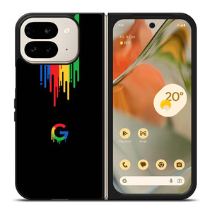GOOGLE LOGO MELTING Google Pixel 9 Pro Fold Case GOOGLE LOGO MELTING Google Pixel 9 Pro Fold Case