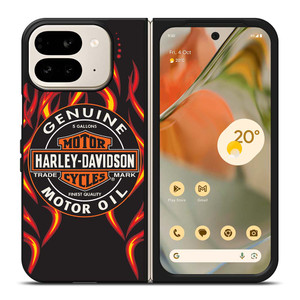 HARLEY DAVIDSON GENUINE MOTOR OIL BADGE Google Pixel 9 Pro Fold Case HARLEY DAVIDSON GENUINE MOTOR OIL BADGE Google Pixel 9 Pro Fold Case