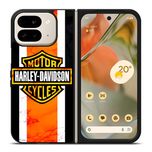 HARLEY DAVIDSON MARBLE LOGO Google Pixel 9 Pro Fold Case HARLEY DAVIDSON MARBLE LOGO Google Pixel 9 Pro Fold Case