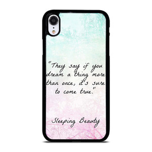 PRINCESS AURORA QUOTES iPhone XR Case PRINCESS AURORA QUOTES iPhone XR Case