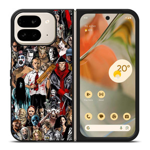 HORROR MOVIE COLLAGE Google Pixel 9 Pro Fold Case