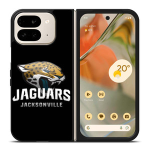 JACKSONVILLE JAGUARS NFL LOGO Google Pixel 9 Pro Fold Case JACKSONVILLE JAGUARS NFL LOGO Google Pixel 9 Pro Fold Case
