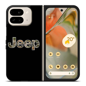 JEEP WRANGLER LOGO CAMO Google Pixel 9 Pro Fold Case JEEP WRANGLER LOGO CAMO Google Pixel 9 Pro Fold Case