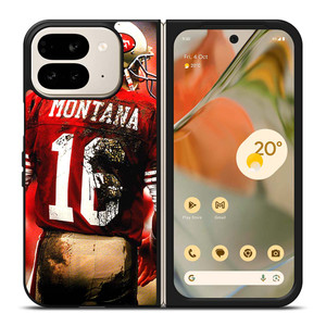 JOE MONTANA SF 49ERS NFL Google Pixel 9 Pro Fold Case JOE MONTANA SF 49ERS NFL Google Pixel 9 Pro Fold Case