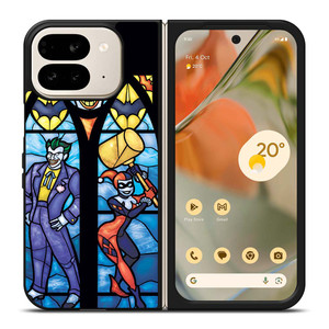 JOKER AND HARLEY QUINN ART Google Pixel 9 Pro Fold Case JOKER AND HARLEY QUINN ART Google Pixel 9 Pro Fold Case