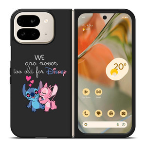 LILO AND STITCH QUOTES DISNEY NEVER TOO OLD Google Pixel 9 Pro Fold Case LILO AND STITCH QUOTES DISNEY NEVER TOO OLD Google Pixel 9 Pro Fold Case