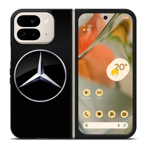 MERCEDES BENZ GLOSSY EMBLEM Google Pixel 9 Pro Fold Case MERCEDES BENZ GLOSSY EMBLEM Google Pixel 9 Pro Fold Case