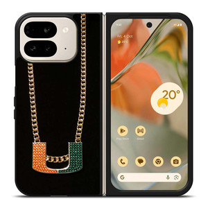 MIAMI HURRICANES TURNOVER CHAIN Google Pixel 9 Pro Fold Case MIAMI HURRICANES TURNOVER CHAIN Google Pixel 9 Pro Fold Case