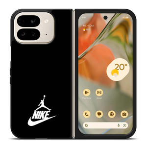 NIKE AIR JORDAN SIMPLE LOGO BLACK Google Pixel 9 Pro Fold Case NIKE AIR JORDAN SIMPLE LOGO BLACK Google Pixel 9 Pro Fold Case