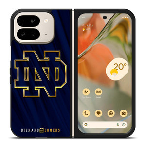 NOTRE DAME IRISH ND GOLD INITIAL Google Pixel 9 Pro Fold Case NOTRE DAME IRISH ND GOLD INITIAL Google Pixel 9 Pro Fold Case