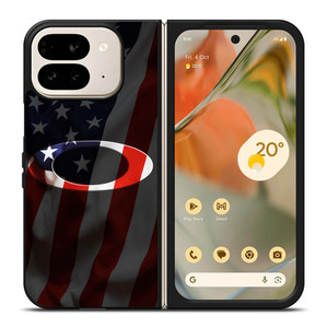 OAKLEY AMERICAN FLAG LOGO EMBOSS Google Pixel 9 Pro Fold Case OAKLEY AMERICAN FLAG LOGO EMBOSS Google Pixel 9 Pro Fold Case