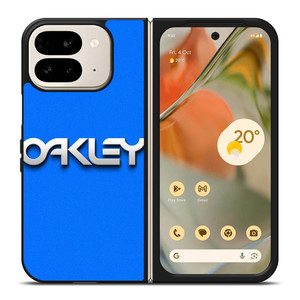 OAKLEY LOGO BLUE SOLID Google Pixel 9 Pro Fold Case OAKLEY LOGO BLUE SOLID Google Pixel 9 Pro Fold Case