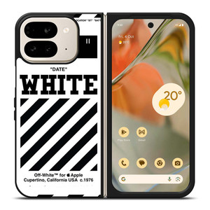 OFF WHITE DATE TIME Google Pixel 9 Pro Fold Case