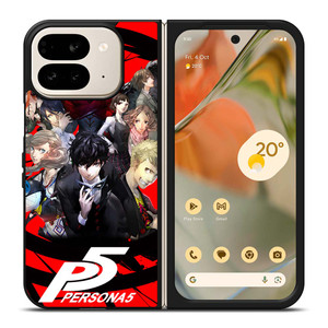 PERSONA 5 POSTER Google Pixel 9 Pro Fold Case PERSONA 5 POSTER Google Pixel 9 Pro Fold Case