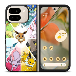 POKEMON ALL EEVEE Google Pixel 9 Pro Fold Case POKEMON ALL EEVEE Google Pixel 9 Pro Fold Case