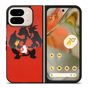 POKEMON CHARMANDER CHARMELEON CHARIZARD Google Pixel 9 Pro Fold Case POKEMON CHARMANDER CHARMELEON CHARIZARD Google Pixel 9 Pro Fold Case