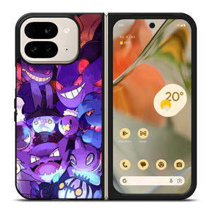POKEMON GASTLY HAUNTER GENGAR ART GO Google Pixel 9 Pro Fold Case POKEMON GASTLY HAUNTER GENGAR ART GO Google Pixel 9 Pro Fold Case