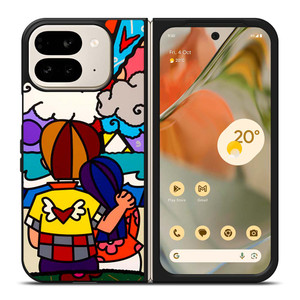 POP ART ROMERO BRITTO Google Pixel 9 Pro Fold Case POP ART ROMERO BRITTO Google Pixel 9 Pro Fold Case