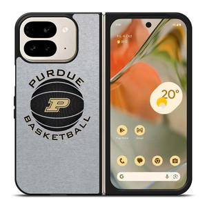 PURDUE UNIVERSITY BASKETBALL LOGO Google Pixel 9 Pro Fold Case PURDUE UNIVERSITY BASKETBALL LOGO Google Pixel 9 Pro Fold Case