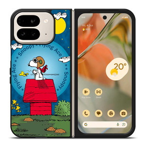 SNOOPY FLYING ACE Google Pixel 9 Pro Fold Case
