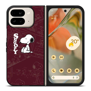 SNOOPY PEANUTS Google Pixel 9 Pro Fold Case SNOOPY PEANUTS Google Pixel 9 Pro Fold Case