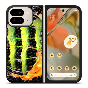 SPEEDOMETER AND MONSTER ENERGY Google Pixel 9 Pro Fold Case SPEEDOMETER AND MONSTER ENERGY Google Pixel 9 Pro Fold Case