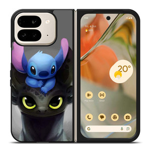 STITCH AND TOOTHLESS DRAGON Google Pixel 9 Pro Fold Case STITCH AND TOOTHLESS DRAGON Google Pixel 9 Pro Fold Case