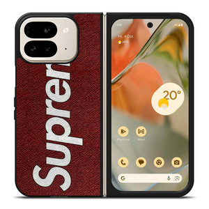 SUPREME LOGO ON CANVAS Google Pixel 9 Pro Fold Case SUPREME LOGO ON CANVAS Google Pixel 9 Pro Fold Case