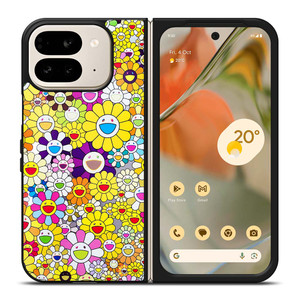 TAKASHI MURAKAMI FLOWERS YELLOW Google Pixel 9 Pro Fold Case TAKASHI MURAKAMI FLOWERS YELLOW Google Pixel 9 Pro Fold Case
