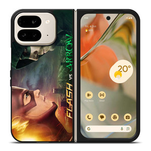 THE FLASH VS ARROW 2 Google Pixel 9 Pro Fold Case THE FLASH VS ARROW 2 Google Pixel 9 Pro Fold Case