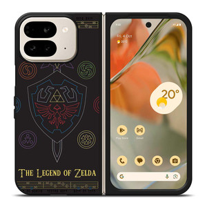 THE LEGEND OF ZELDA GAME ICON LOGO Google Pixel 9 Pro Fold Case THE LEGEND OF ZELDA GAME ICON LOGO Google Pixel 9 Pro Fold Case