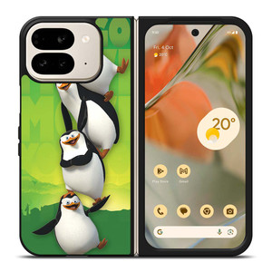 THE PENGUINS OF MADAGASKAR all character Google Pixel 9 Pro Fold Case