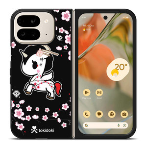 TOKIDOKI UNICORN SAKURA Google Pixel 9 Pro Fold Case TOKIDOKI UNICORN SAKURA Google Pixel 9 Pro Fold Case