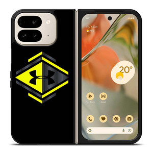 UNDER ARMOUR LOGO YELLOW Google Pixel 9 Pro Fold Case UNDER ARMOUR LOGO YELLOW Google Pixel 9 Pro Fold Case