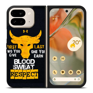 UNDER ARMOUR PROJECT ROCK BLOOD SWEAT Google Pixel 9 Pro Fold Case