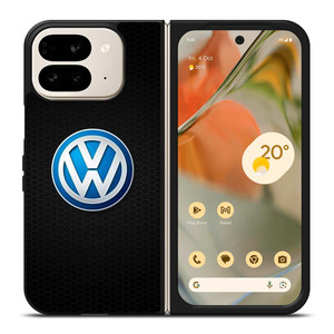 VW VOLKSWAGEN CAR LOGO EMBLEM Google Pixel 9 Pro Fold Case VW VOLKSWAGEN CAR LOGO EMBLEM Google Pixel 9 Pro Fold Case