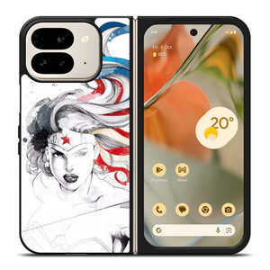 WONDER WOMAN SKETCH Google Pixel 9 Pro Fold Case WONDER WOMAN SKETCH Google Pixel 9 Pro Fold Case