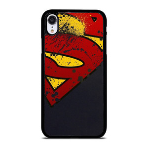 SUPERMAN LOGO BRUSH iPhone XR Case SUPERMAN LOGO BRUSH iPhone XR Case