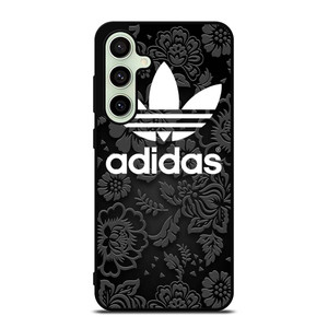 ADIDAS LOGO BLACK FLORAL Samsung Galaxy S24 FE Case